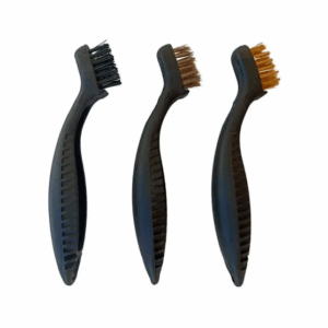 Escova de Aço Inox, Latão e Nylon com Cabo 16 cm. Kit 3 peças BFH1834 Bestfer