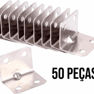 Suportes de Canto para Juntas de Perfil Fixadores de Ângulo Kit 50 pçs. F-522 Saint Plus