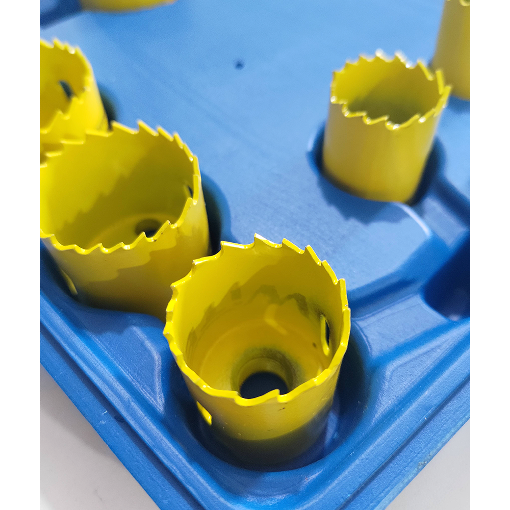 Serra Copo para Metal Ferro Aco 19/22/28/32/38/44/51/64 mm. Jogo 11 pcs. com Maleta ID-5478H Idea - Imagem 2