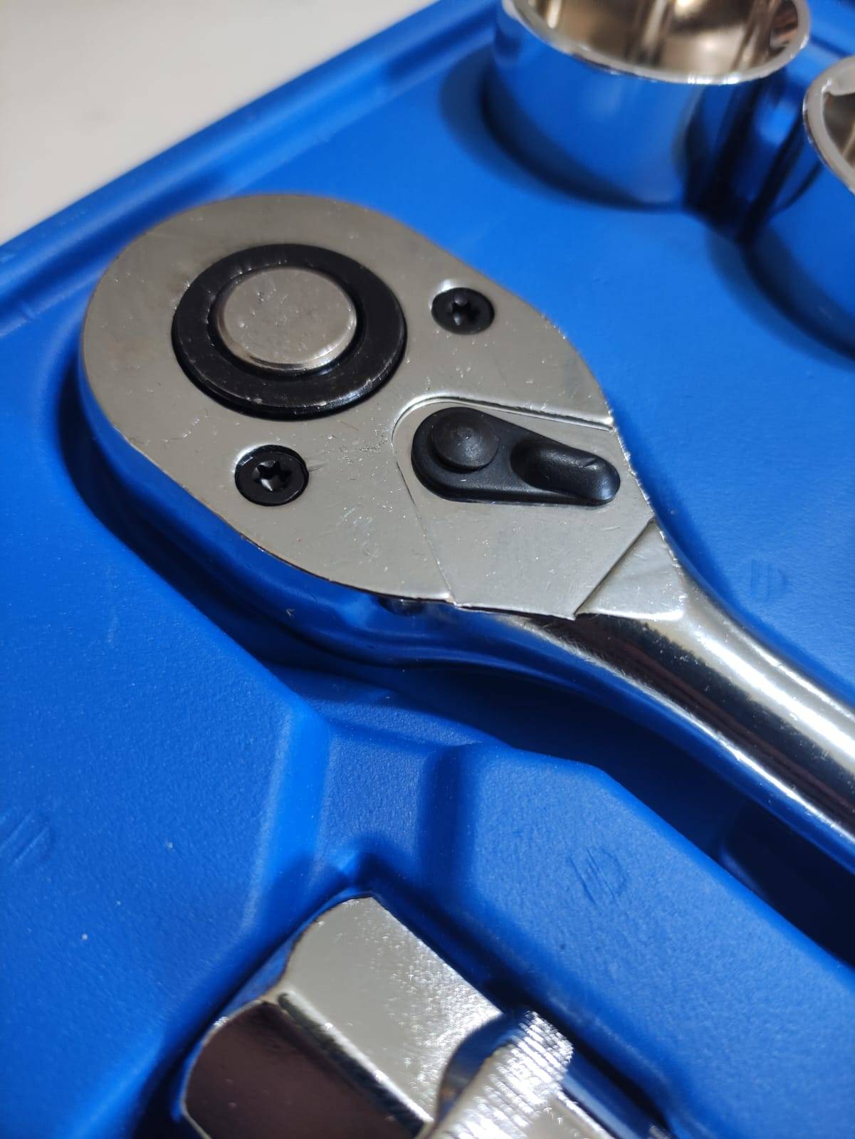 Kit Soquete c/ Catraca Sextavado Jogo 22 peças + Maleta ID-2847K Idea - Imagem 6