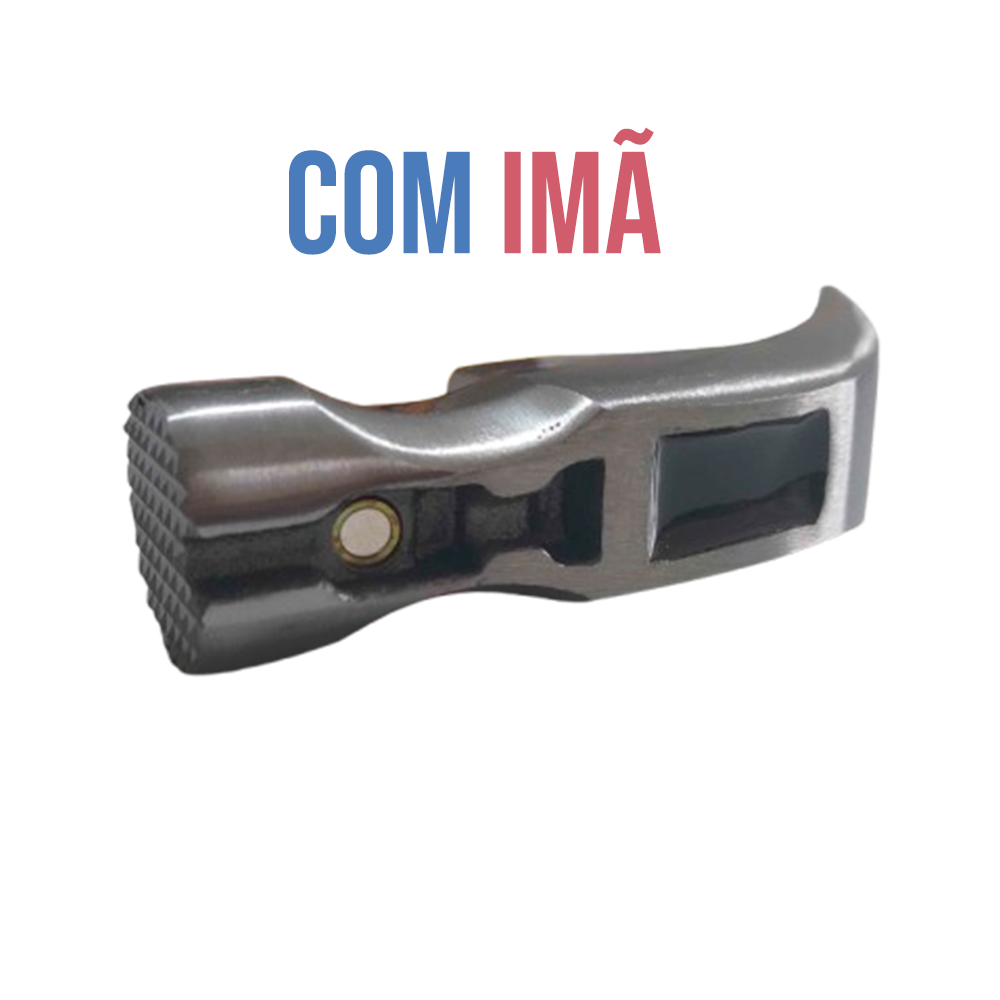 Martelo Cabo Emborrachado Imantado 29 mm. com Imã Para Prego Golfield - Imagem 2
