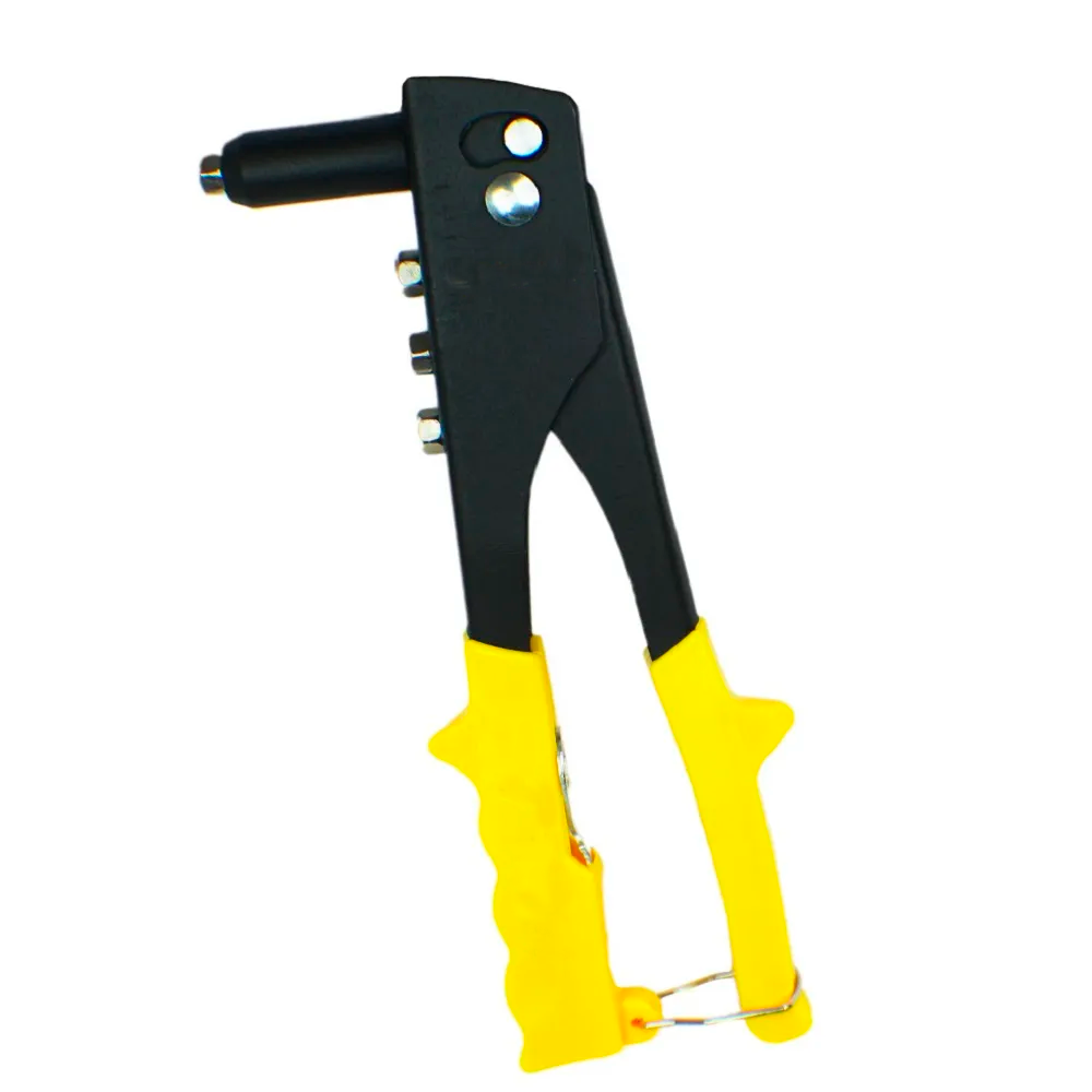 Alicate Rebitador 10" com Rebites Manual Tipo Pinador para Chapas e Latas Golfield