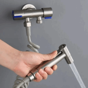 Válvula de Controle Duplo 1 Entrada e 2 Saídas Cromado F-437 Saint Plus