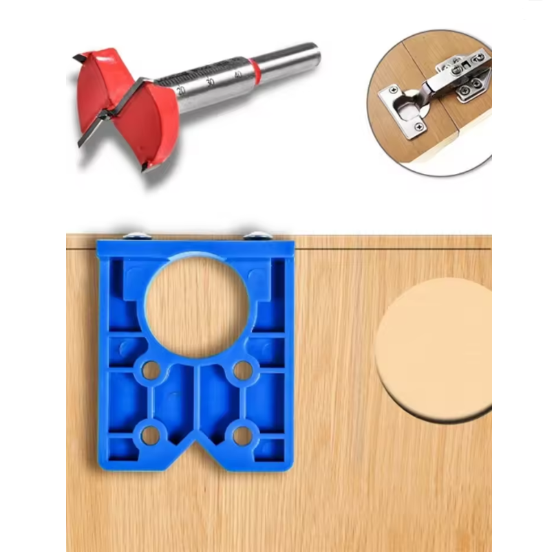 Gabarito para Furo de Dobradiça 35 mm. F-580 Saint Plus - Imagem 2