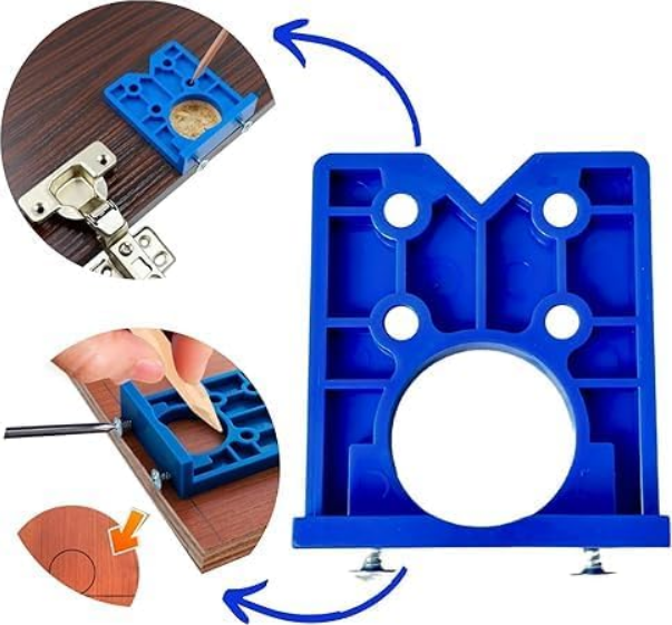 Gabarito para Furo de Dobradiça 35 mm. F-580 Saint Plus - Imagem 3