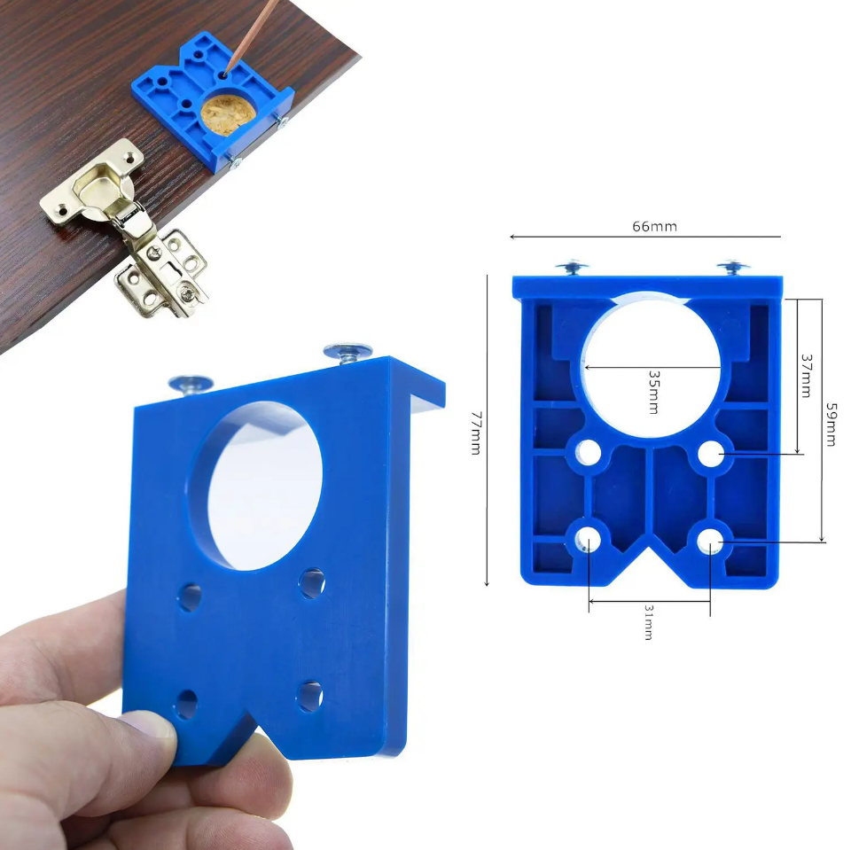 Gabarito para Furo de Dobradiça 35 mm. F-580 Saint Plus