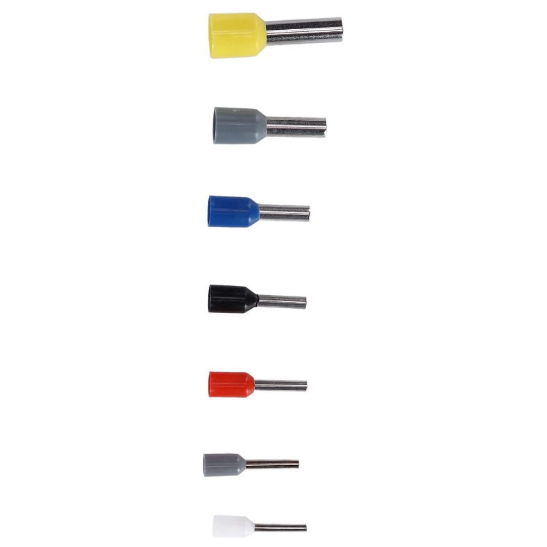 Terminais Elétricos Ilhós Tubular 0,5 mm. até 10 mm. Kit 1200 peças F-560 Saint Plus - Imagem 5